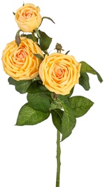 Искусственный цветок, роза Home4you, желтый, 700 мм