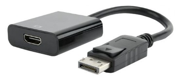 Adapteris Gembird Displayport to HDMI HDMI female, Display port male, 0.1 m, juoda
