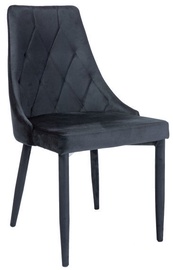 Стул для столовой Signal Meble Trix Velvet Black, 1 шт.