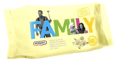 Merkant For All Family Wet Wipes 60pcs