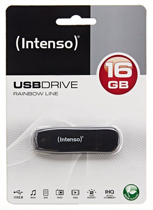 USB zibatmiņa Intenso Rainbow, 16 GB