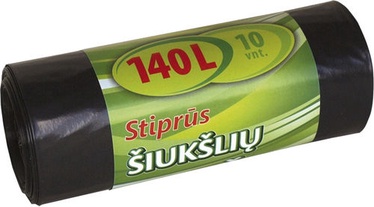 Šiukšlių maišai Okko Strong, 140 l, 10 vnt.