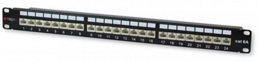 Коммутационная панель Techly Cat. 6a 24 x RJ-45 STP