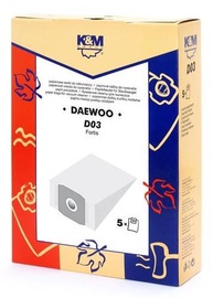 K&M KM-D03 Vacuum Cleaner Bags 5pcs