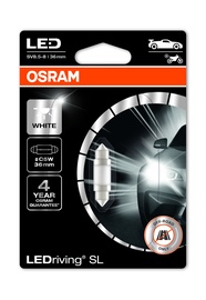 Automobilio lemputė Osram 6436CW-01B, LED, skaidri/balta, 12 V