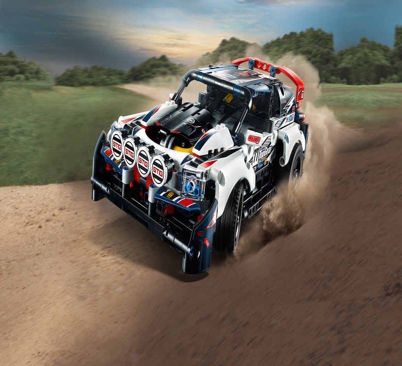 Konstruktor LEGO Technic Rakenduse kaudu juhitav ralliauto Top Gear 42109, 463 tk