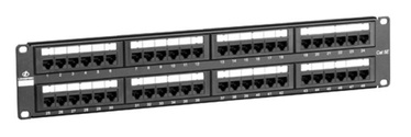 Linkbasic Patchpanel 19''/2U UTP Cat 5e 48port