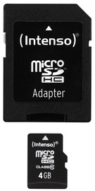 Intenso 4GB Micro SDHC Class 10 + Adapter
