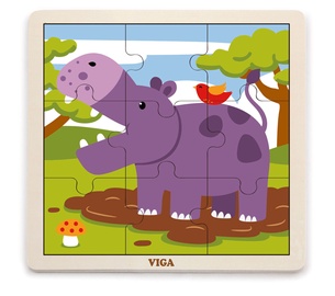 Puzle VIGA Hippo, 9 gab.