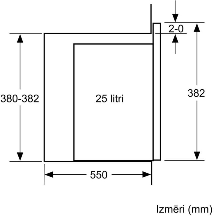 Įmontuojama mikrobangų krosnelė Bosch BFL554MB0