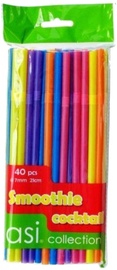 Pap Star Straws Multi Colour 40PCS/Ø7mm/21cm