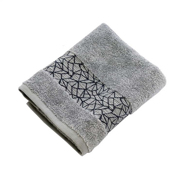 Полотенце для ванной Domoletti Lela, серый, 50 x 30 cm