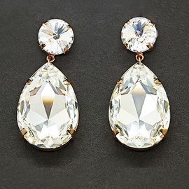Diamond Sky Earrings With Crystals From Swarowski Heavenly Drop IV