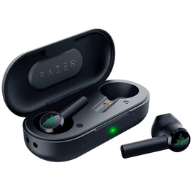 Игровые наушники Razer Hammerhead True Microphone in-ear, черный/зеленый