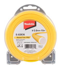 Леска для триммера Makita E-02836, 15 м x 3 мм
