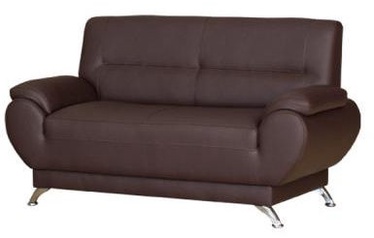 Bodzio Livonia Sofa Eco Leather Dark Brown