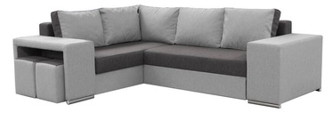 Stūra dīvāns Idzczak Meble Macho Dark Grey/Grey, labais, 275 x 215 x 85 cm
