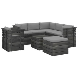 Välimööbli komplekt VLX 8 Piece 3062032, hall, 8 istekohta