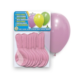 Воздушный шар водяные Pastel Opaque, розовый, 12 шт.