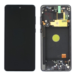 Mobilo tālruņu rezerves daļas Samsung GH82-22055A, melna