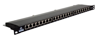 Linkbasic CAT 6 Patch Panel 24 Port Black