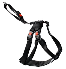 Шлейки для собак Flamingo Karlie Car Safety Harness, черный/красный, 250 - 400 мм x 150 мм