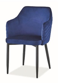 Стул для столовой Signal Meble Astor Velvet Blue, 1 шт.