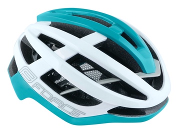 Ķivere velobraukšanai universālā Force Lynx, zila/balta, S/M, 550 - 590 mm