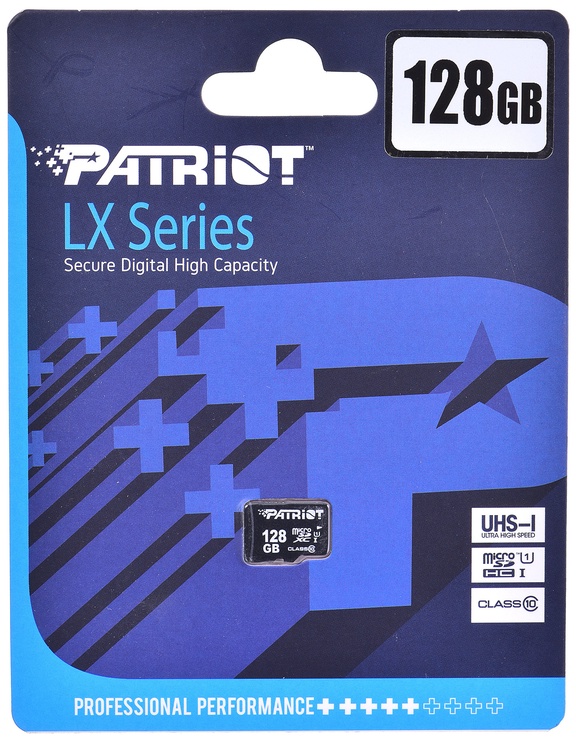 Mälukaart Patriot LX Series UHS-I, 128 GB