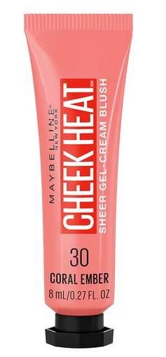 Põsepuna Maybelline Sheer Gel Cream Blush 30 Coral Ember, 8 ml