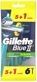 Skuveklis Gillette Blue II Plus Slalom, 6 gab.