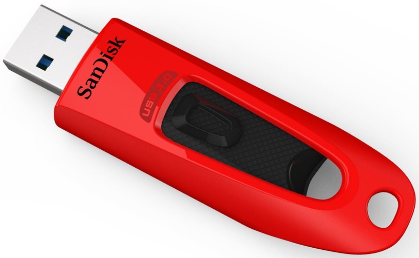 USB-накопитель SanDisk Ultra, красный, 64 GB