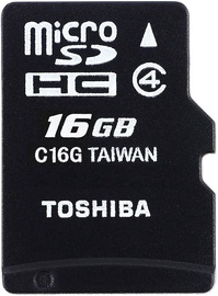 Toshiba M102 16GB microSDHC Class 4 + Adapter
