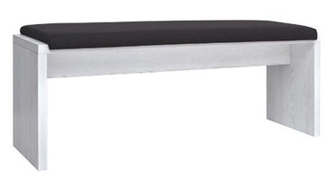 Kingapink Antwerpen, valge/must, 126 cm x 40 cm x 49 cm