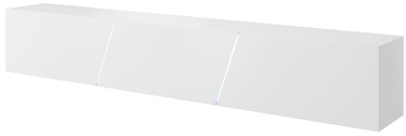TV staliukas Vivaldi Meble Slant 240, baltas, 2400x400x350 mm