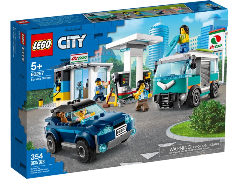 Konstruktors LEGO City Apkopes stacija 60257, 354 gab.