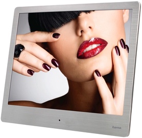 Hama Digital Photo Frame 8.0" Slim Steel Silver
