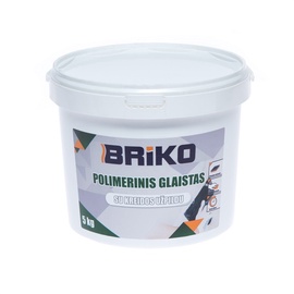 Шпаклевка Briko, готов к использованию, белый, 5 кг