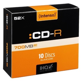 Intenso CD-R 52X 700MB 10P Slim case