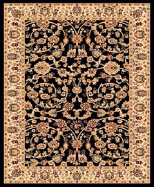 Paklājs Mutas Carpet 2723b_h0115, melna, 150x100 cm
