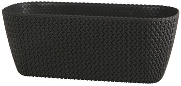 Puķu pods, kaste Prosperplast Splofy Flower Box Brown 39.7x18x14.5cm