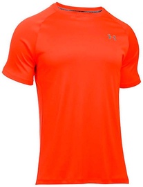 Under Armour Heatgear Run SS 1289681-296 Orange XL