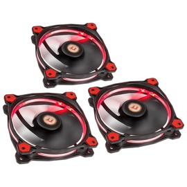 Thermaltake Riing 12 Red High Static Pressure LED Fan Set of 3