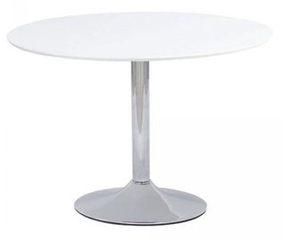Pusdienu galds Signal Meble Modern Flavio, balta, 900x900x750mm