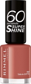 Rimmel London 60 Seconds Super Shine 8ml Nail Polish 707