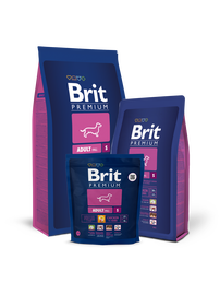 Sausas ėdalas šunims Brit Premium Adult S, 1 kg