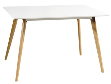 Pusdienu galds Signal Meble Milan Oak/White, 1400x800x750 mm