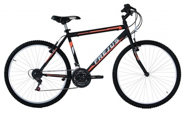 Детский велосипед Frejus UOMO MTB SMU24118B NERA – ARANCIO, черный/oранжевый, 24″