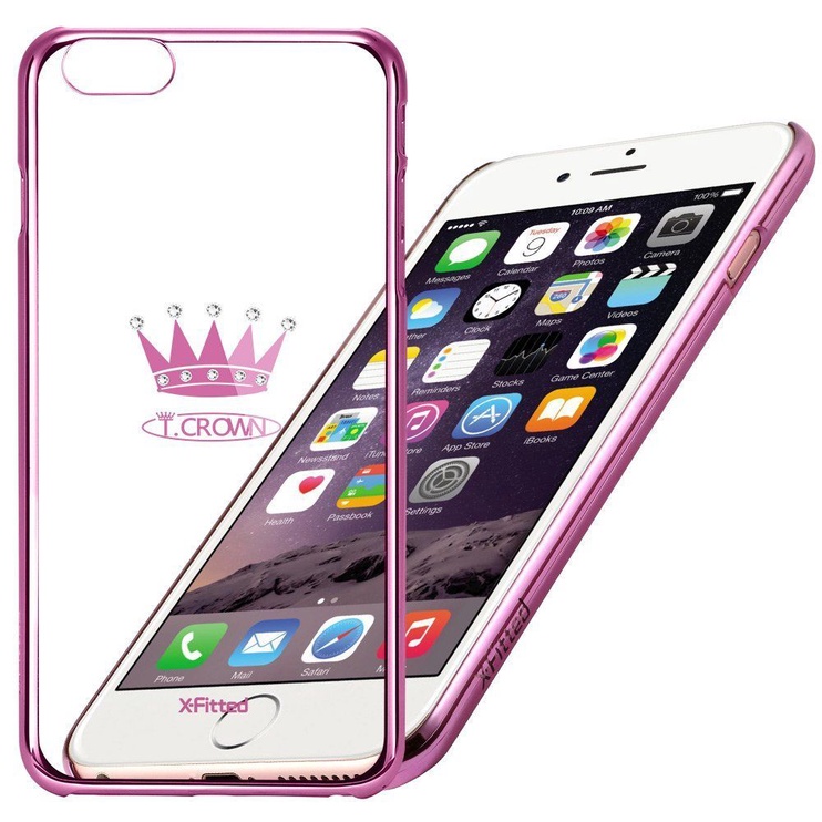 Чехол для телефона X-Fitted, Apple iPhone 6/Apple iPhone 6S, розовый