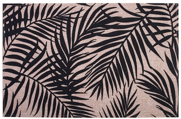 Home4you Linen 30x45cm Black Leaves